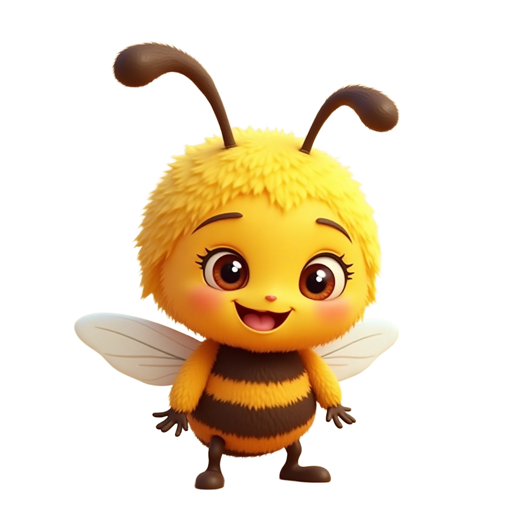 Adorable Bee Character